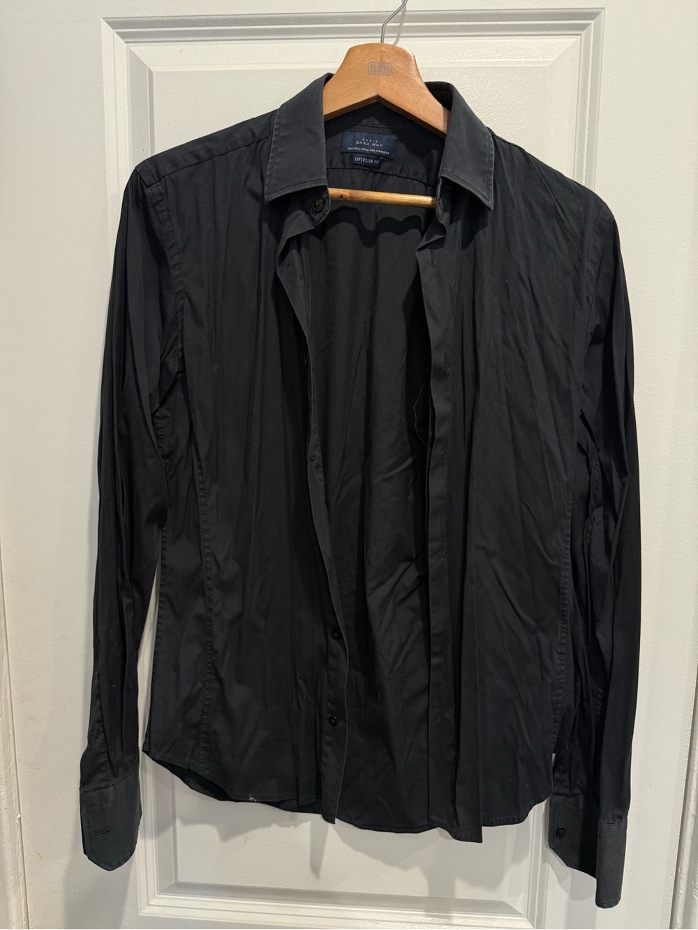 Zara Men's Black Lightweight Shirt Jacket